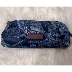 Marc By Marc Jacobs Cosmetic Bag Makeup Pouch Multi Blue Floral Print